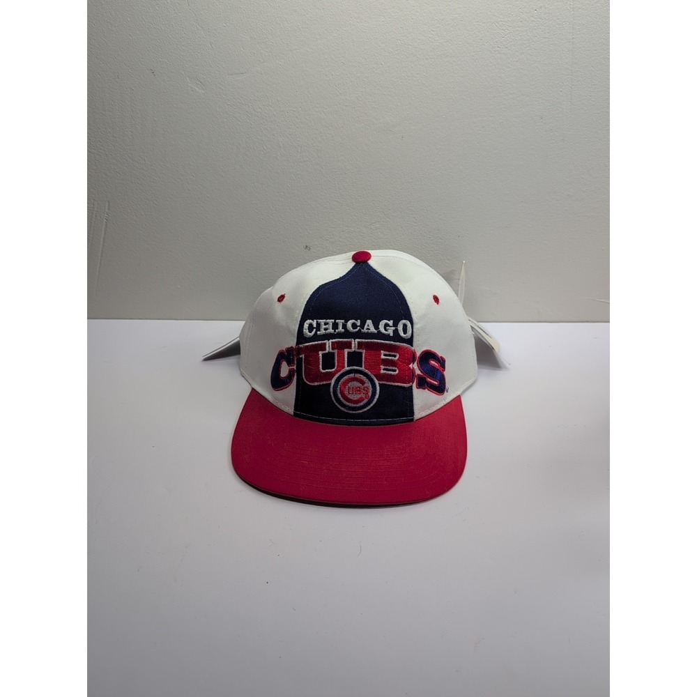 Vintage Starter Chicago Cubs Classic Tri Power SnapBack Hat MLB Baseball